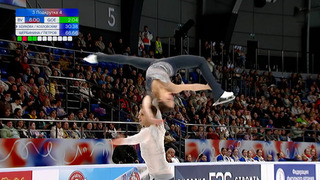 Бойкова и Козловский исполнили четверной выброс на этапе Гран-при РФ: видео