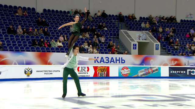 Кира Доможирова — Илья Вегера. Короткая программа. Юниоры. Казань. Гран-при России по фигурному катанию 2025/26