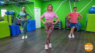 Фитнес-разминка для спины. Доброе утро. Фрагмент 