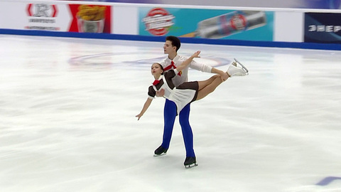 Кира Доможирова и Илья Вегера. Произвольная программа. Юниоры. Казань. Гран-при России по фигурному катанию 2025/26