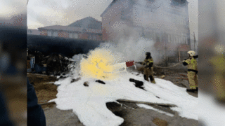 Опубликованы первые кадры с места крушения частного вертолета в Дагестане