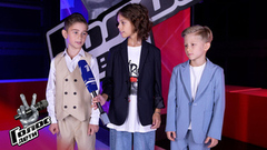 «У нас получилось лучшее трио». Артур Зверович, Мирон Зернов. Интервью после Поединков. Голос.Дети. Новый сезон