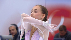 Дина Хуснутдинова. Короткая программа. Казань. Гран-при России по фигурному катанию 2025/26