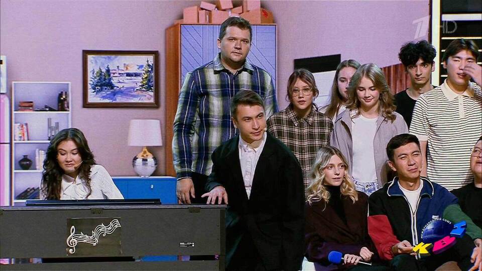 «Кыргызы РУДН», Москва. Музыкальный номер. Второй полуфинал. Высшая лига. КВН. Фрагмент выпуска от 08.11.2025