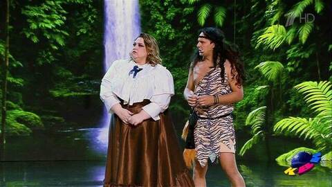 «Каракуз», Альметьевск. Домашнее задание. Первый полуфинал. Высшая лига. КВН. Фрагмент 