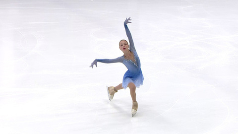 Елена Костылева. Короткая программа. Москва. Гран-при России по фигурному катанию 2025/26