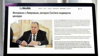 Итальянские СМИ все же опубликовали интервью Сергея Лаврова