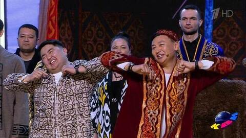 «Не кипишуй», область Абай, Казахстан. Музыкальный номер. Третий полуфинал. Высшая лига. КВН. Фрагмент