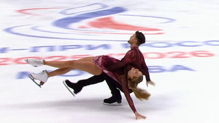 Танцевальная пара Александра Степанова и Иван Букин победила на этапе Гран-при России в Москве