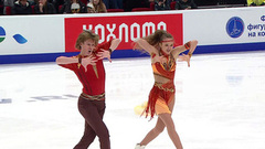 Елизавета Малеина — Матвей Самохин. Ритм-танец. Юниоры. Омск. Гран-при России по фигурному катанию 2025/26