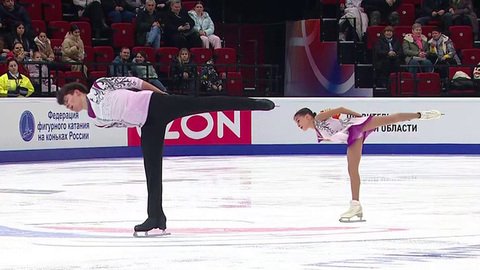 Таисия Гусева — Даниил Овчинников. Короткая программа. Юниоры. Омск. Гран-при России по фигурному катанию 2025/26