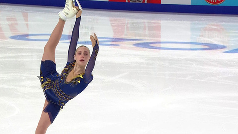 Лидия Плескачева. Произвольная программа. Омск. Гран-при России по фигурному катанию 2025/26