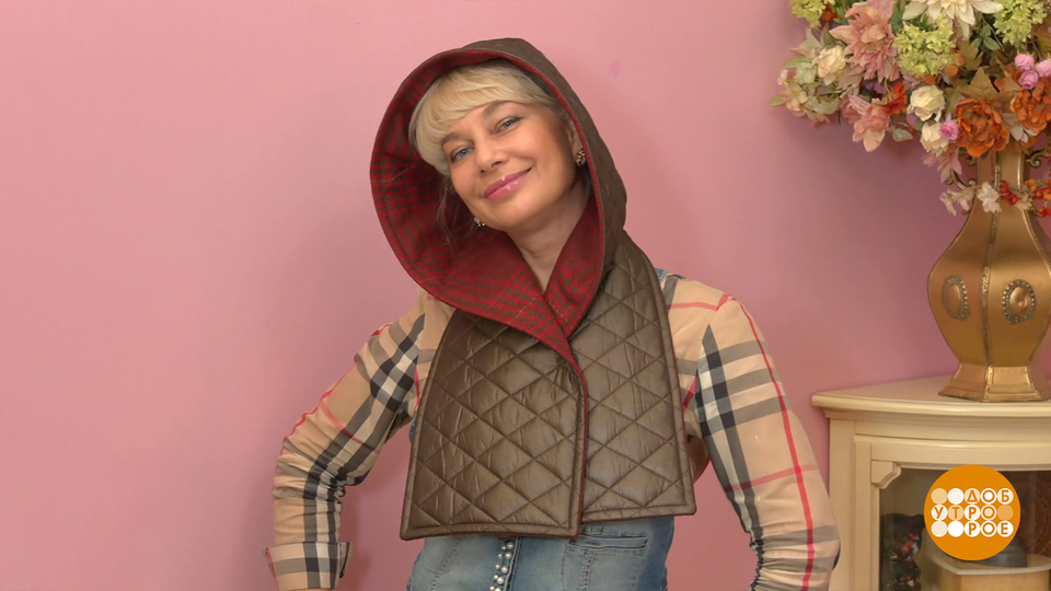 Теплый капюшон от Ольги Никишичевой. Доброе утро. Суббота. Фрагмент выпуска от 22.11.2025