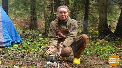 Чем разжечь костер? Осман Делибаш знает! Доброе утро. Суббота. Фрагмент