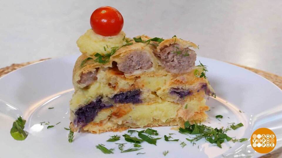 Торт-пирог: начинок много не бывает. Доброе утро. Суббота. Фрагмент выпуска от 22.11.2025