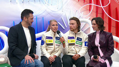 «Я стараюсь не ожидать результатов». Екатерина Миронова и Евгений Устенко после ритм-танца. Омск. Гран-при России по фигурному катанию 2025/26