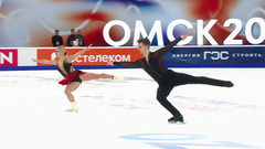 Анастасия Мухортова — Дмитрий Евгеньев. Короткая программа. Омск. Гран-при России по фигурному катанию 2025/26