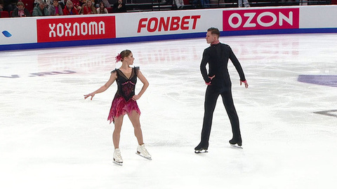 Анастасия Мишина — Александр Галлямов. Короткая программа. Омск. Гран-при России по фигурному катанию 2025/26