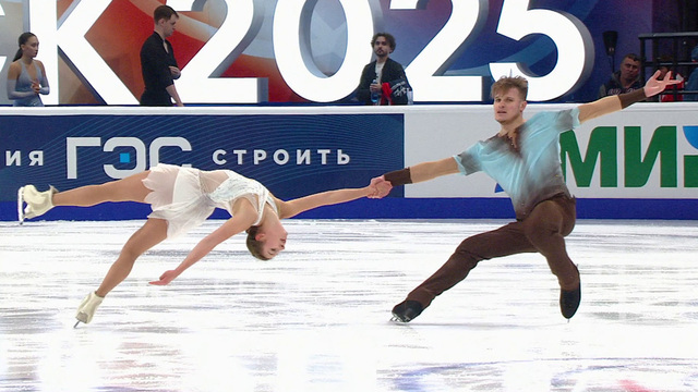 Ева Хмелькова — Владислав Антонышев. Произвольная программа. Омск. Гран-при России по фигурному катанию 2025/26