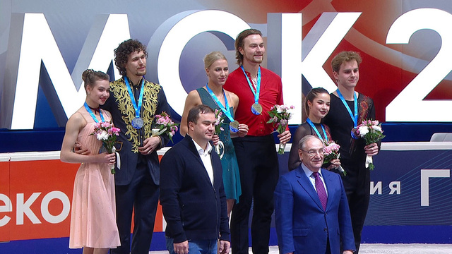 Церемония награждения. Танцы на льду. Омск. Гран-при России по фигурному катанию 2025/26