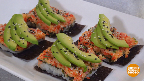 Готовим запеканку по мотивам роллов. Доброе утро. Фрагмент 