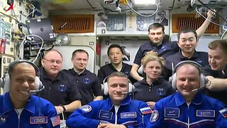 На Международную космическую станцию прибыл российско-американский экипаж