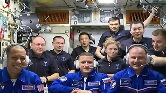 На Международную космическую станцию прибыл российско-американский экипаж