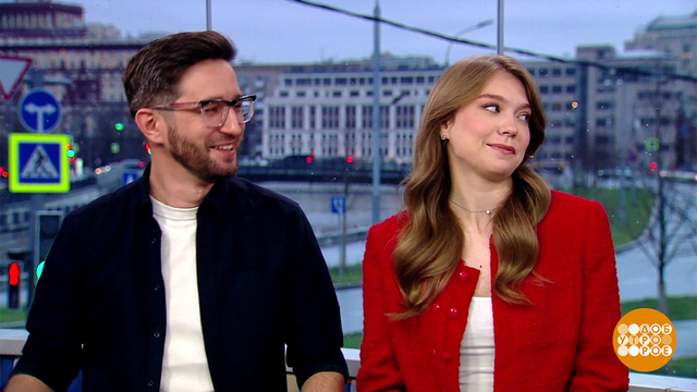 Елизавета Коноваленко и Николай Михеев: Мы — команда! Мы — в  шоу «Команды»! Доброе утро. Фрагмент