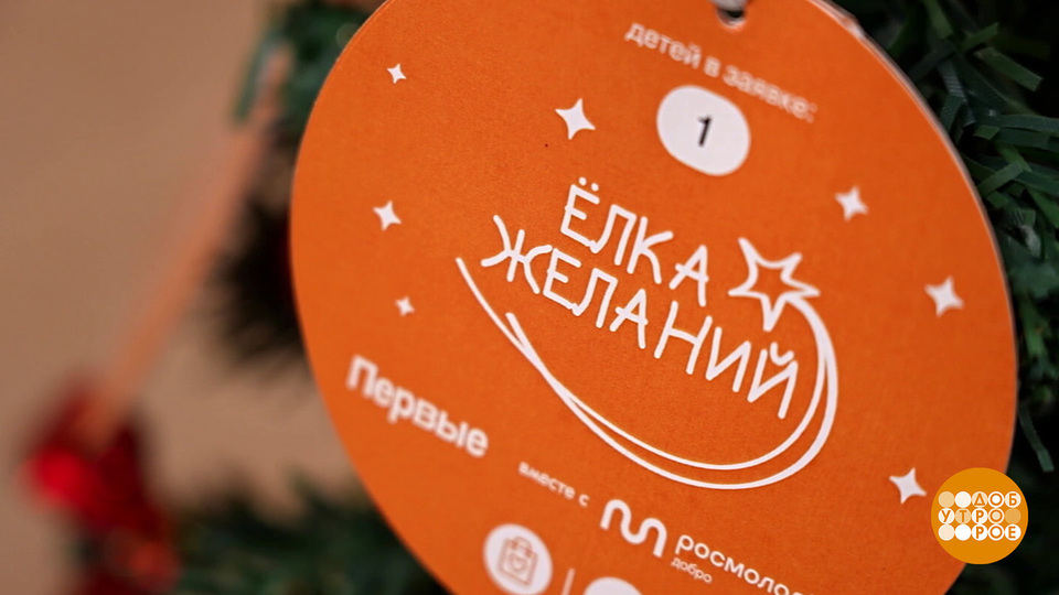 «Елка желаний»: станем новогодними волшебниками! Доброе утро. Фрагмент выпуска от 01.12.2025