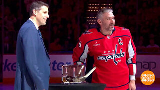 Золотая клюшка Александра Овечкина. Доброе утро. Фрагмент 