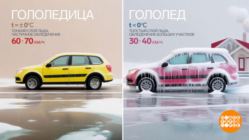 Водители, включаем зимний режим! Доброе утро. Фрагмент выпуска от 05.12.2025