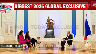 Интервью с президентом РФ вышло в эфир India Today под заголовком «Мировой эксклюзив»