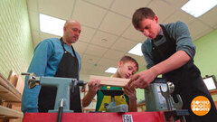 Папа вам не мама, с ним станем столярами! Доброе утро. Суббота. Фрагмент 