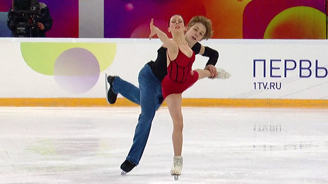 Таисия Шепталина — Дмитрий Пекин. Т-Банк Кубок Первого канала по фигурному катанию 2025. Юниоры
