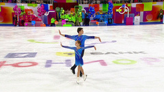 Полина Шешелева и Егор Карнаухов установили рекорд по прыжкам. Произвольная программа. Т-Банк Кубок Первого канала по фигурному катанию 2025. Юниоры