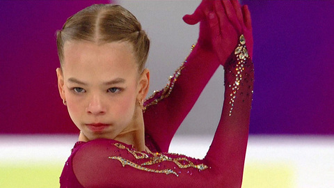 Софья Смагина. Т-Банк Кубок Первого канала по фигурному катанию 2025. Юниоры