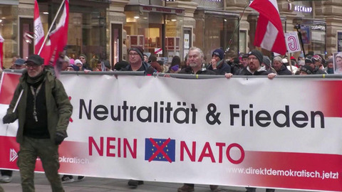 В Вене прошла массовая антиправительственная акция