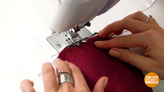 Швейный лайфхак с заколкой-«невидимкой». Доброе утро. Фрагмент 