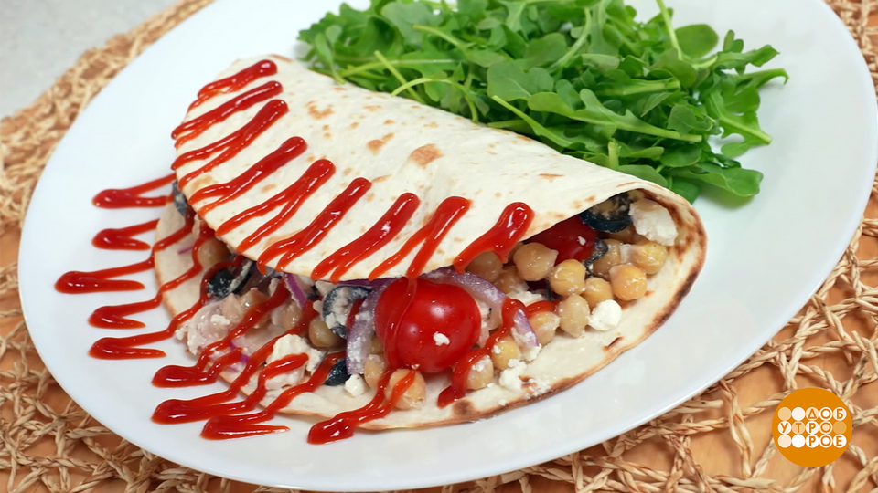 Готовим на завтрак салат с нутом. Доброе утро. Фрагмент выпуска от 10.12.2025