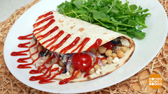 Готовим на завтрак салат с нутом. Доброе утро. Фрагмент 