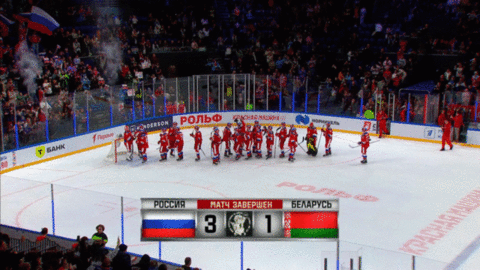 Сборная России одержала победу в первом матче Кубка Первого канала по хоккею