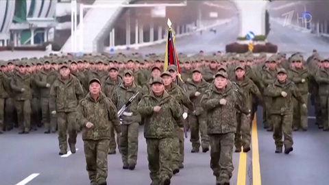 В Пхеньяне с почестями встретили бойцов, которые участвовали в разминировании курского приграничья