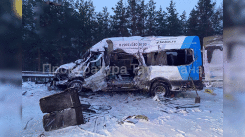 Два пассажира микроавтобуса погибли в Татарстане в результате массового ДТП