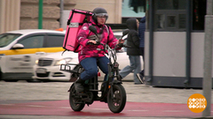 Легко ли быть курьером? Доброе утро. Фрагмент 