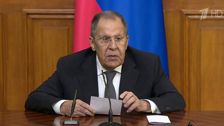 Глава МИД России Сергей Лавров провел встречу с коллегой из Ирана Аббасом Аракчи