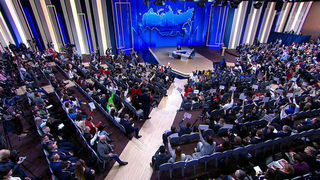 Большая часть программы «Итоги года с Владимиром Путиным» была посвящена социальной тематике