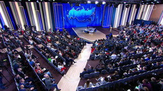 Около 600 журналистов получили возможность задать вопрос президенту