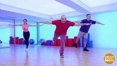 Фитнес-разминка: будем как ласточки! Доброе утро. Суббота. Фрагмент 