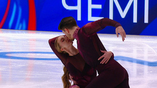 Александра Степанова и Иван Букин выиграли пятое золото чемпионата страны. Произвольный танец. Чемпионат России по фигурному катанию 2026