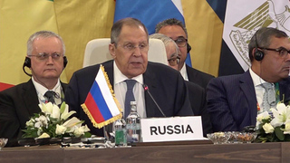 Сергей Лавров принимает участие в Форуме Россия — Африка, который проходит в Египте